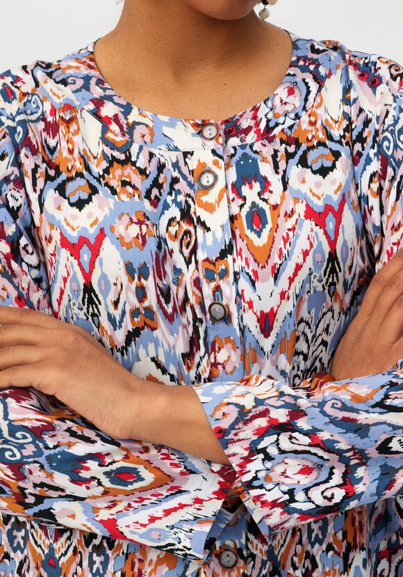 Платье с цветочным принтом свободного кроя шир.  580, рис. 21