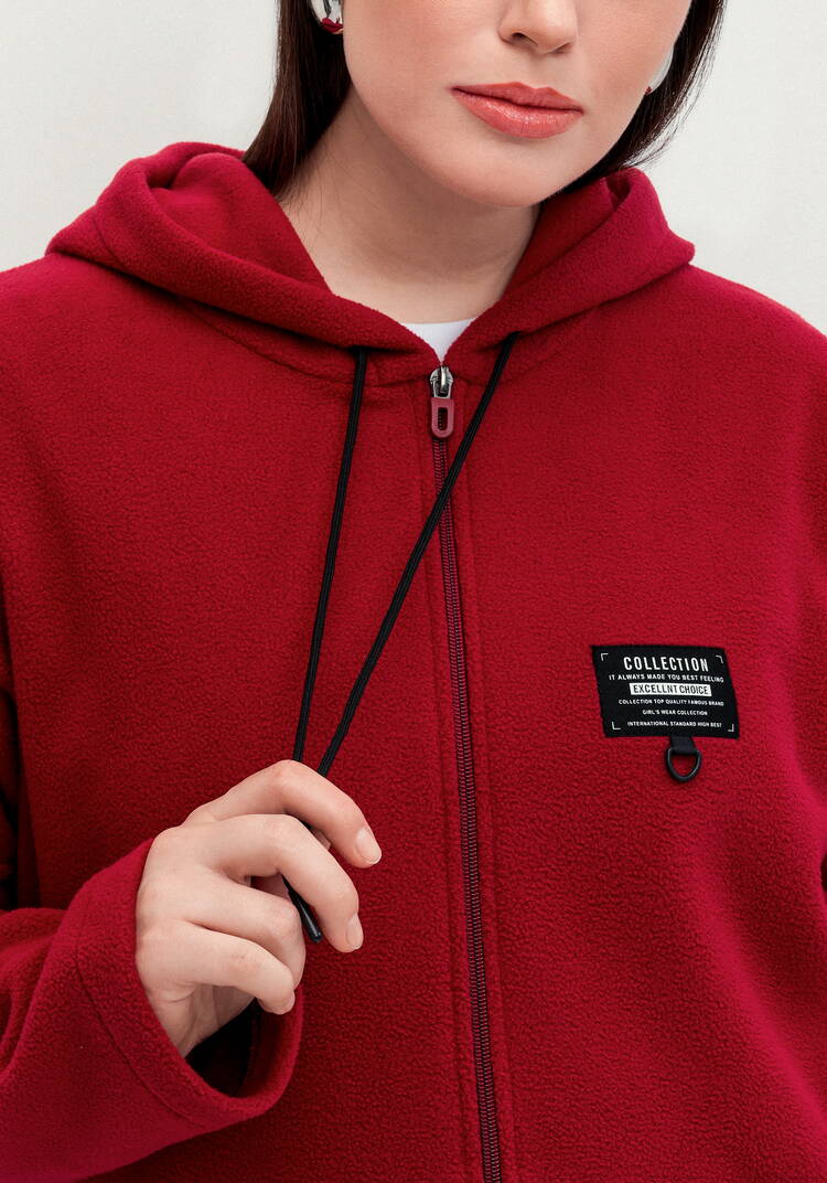 Толстовка из флиса с нашивкой на груди шир.  750, рис. 24