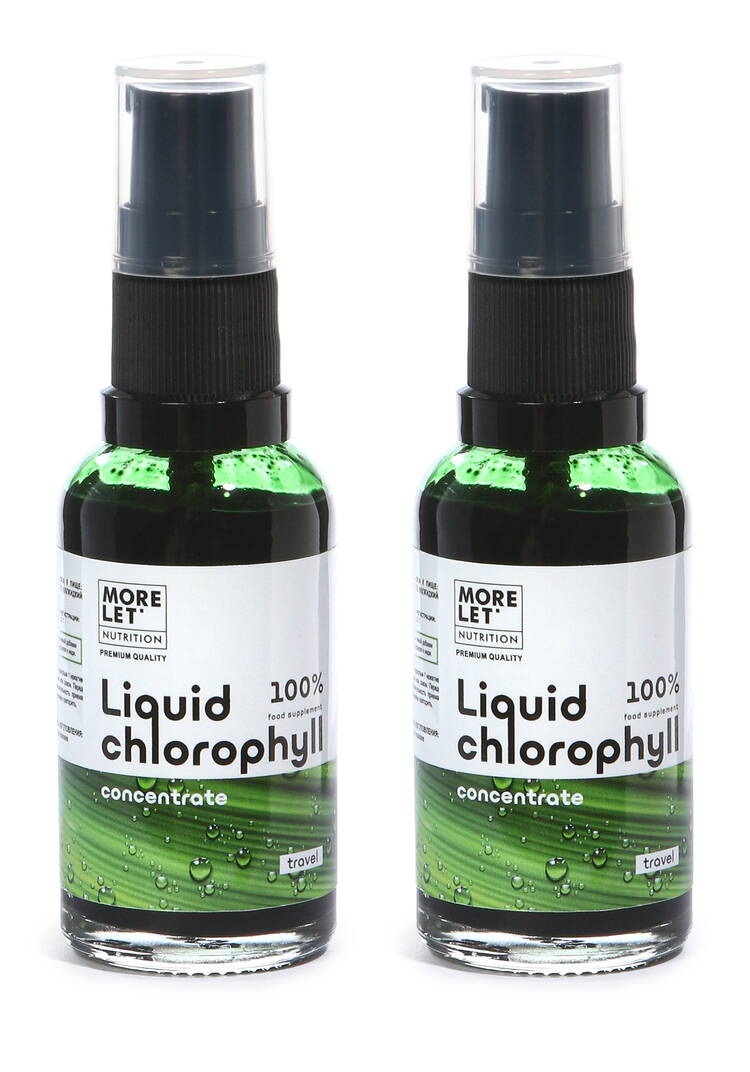 Натуральный комплекс Жидкий хлорофилл, 2 шт шир.  750, рис. 1