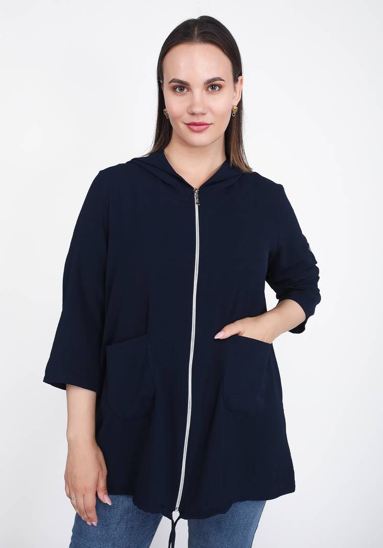 Жакет из вискозы на молнии шир.  750, рис. 18