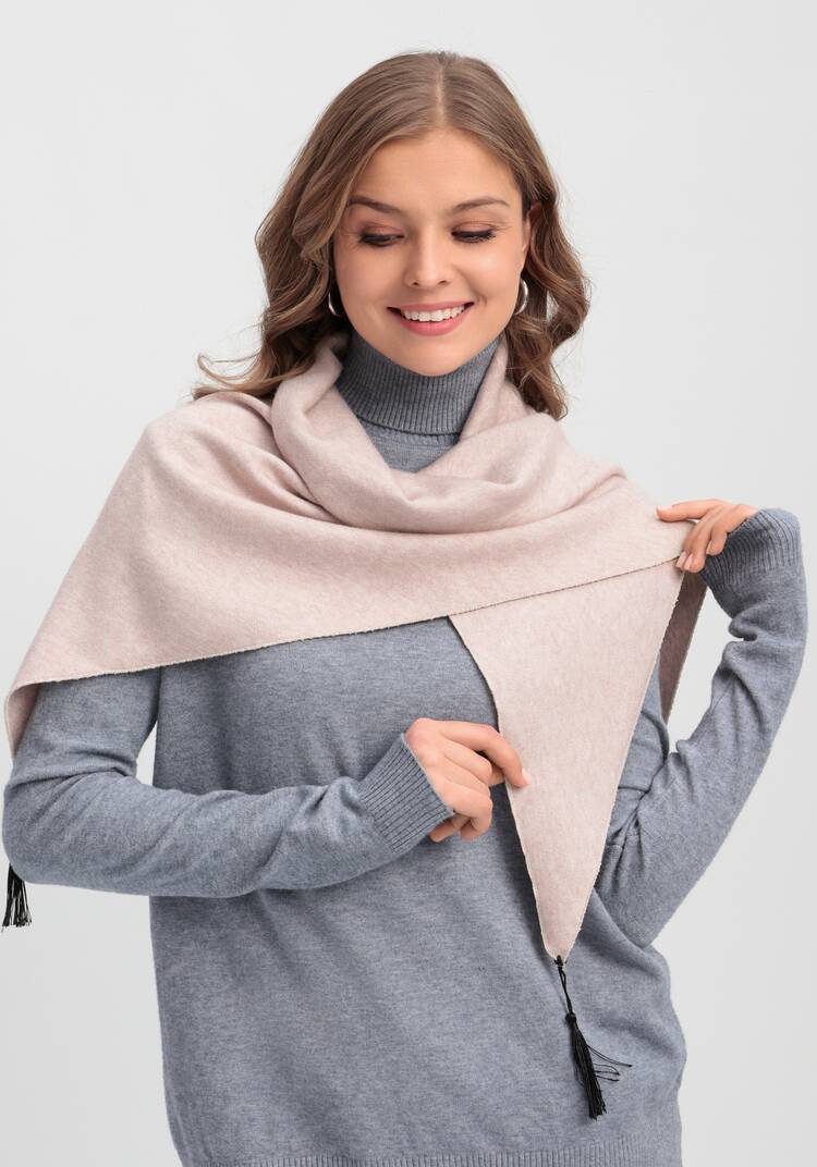 Косынка женская вязаная из ангоры шир.  750, рис. 4