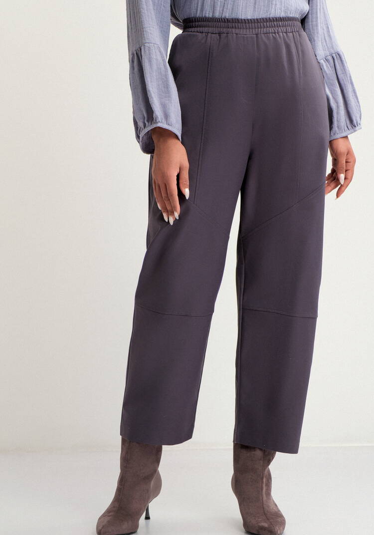 Брюки бананы с конструктивными линиями шир.  750, рис. 19