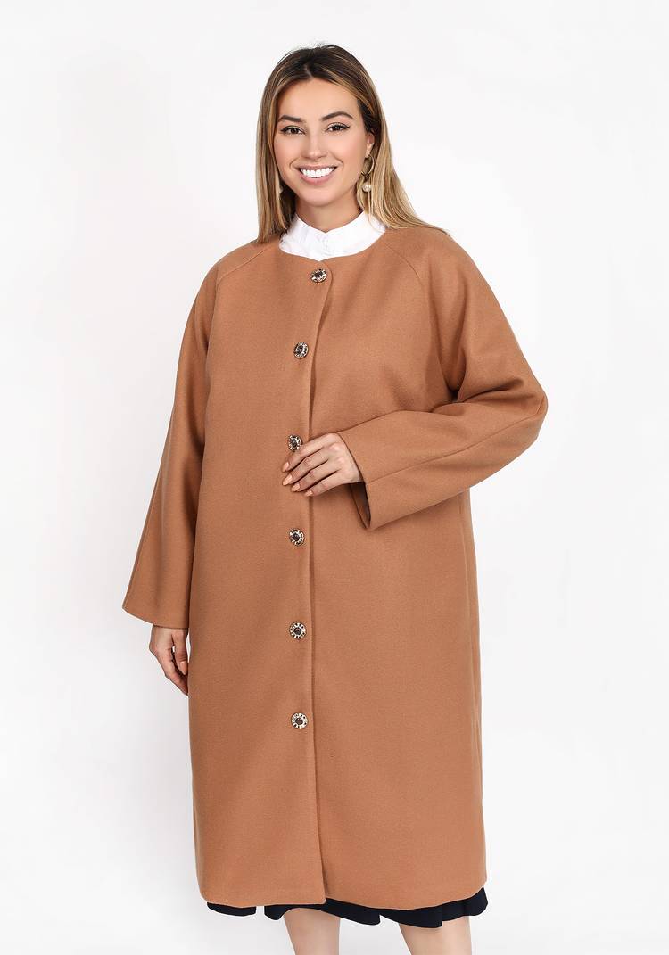 Пальто на пуговицах шир.  750, рис. 9