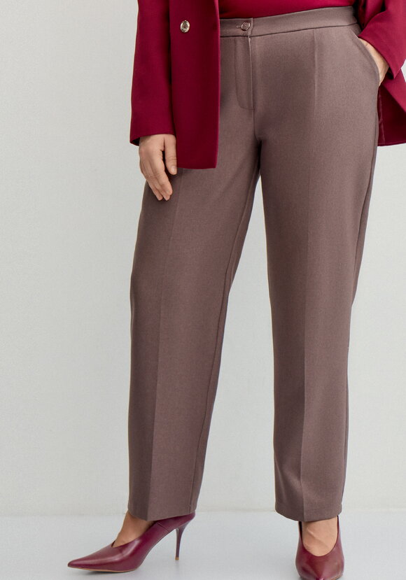 Брюки прямые с резинкой на поясе шир.  580, рис. 2