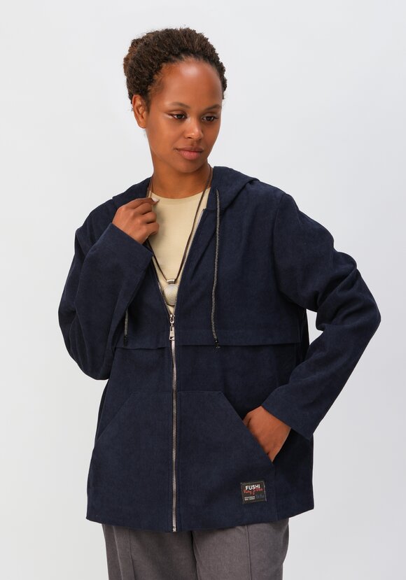 Куртка вельветовая с капюшоном шир.  580, рис. 17