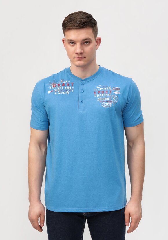 Комплект футболок на пуговицах - 2 шт. шир.  580, рис. 10