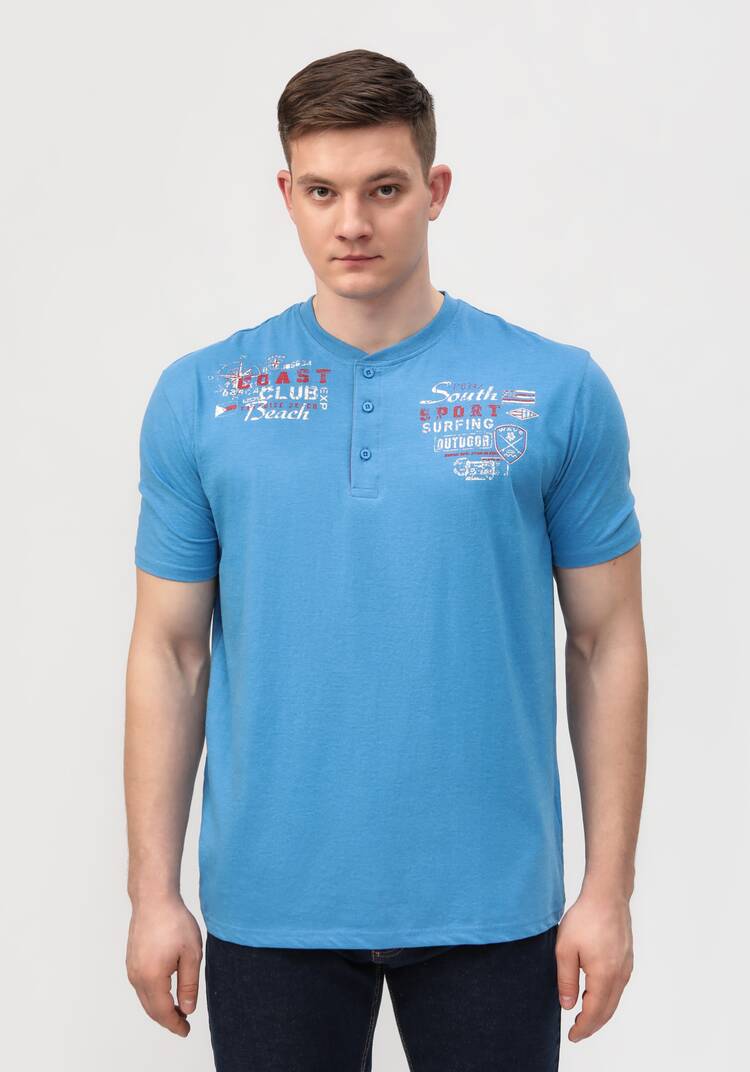 Комплект футболок на пуговицах - 2 шт. шир.  750, рис. 10