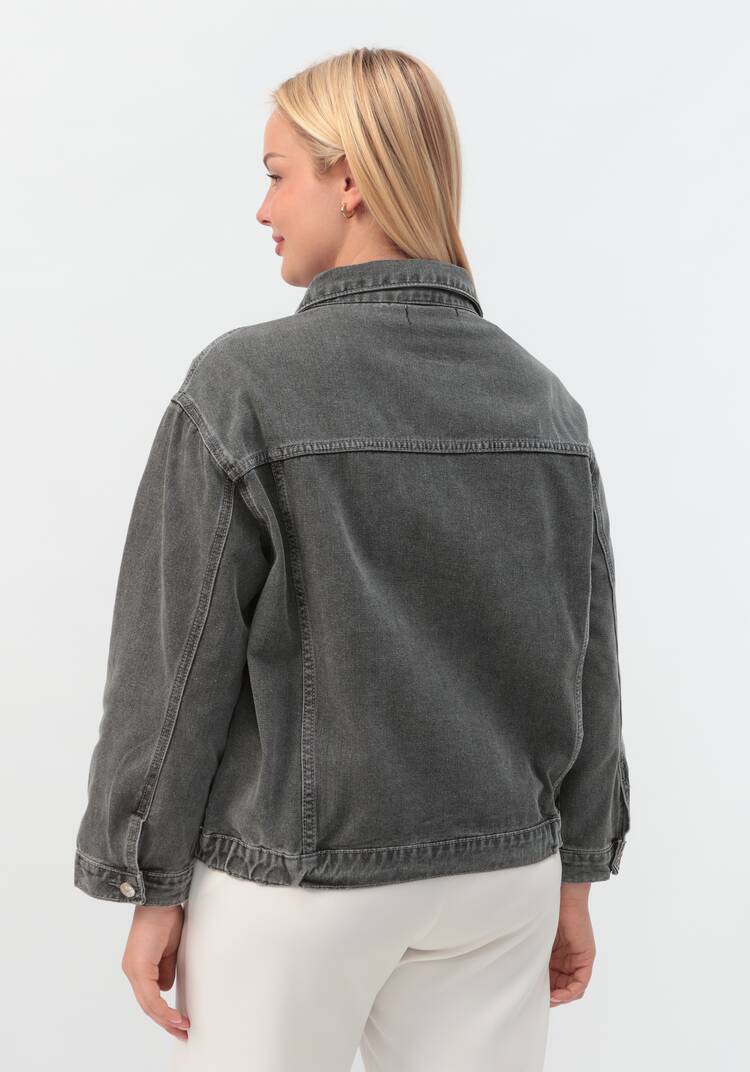 Джинсовая куртка Молли шир.  750, рис. 8