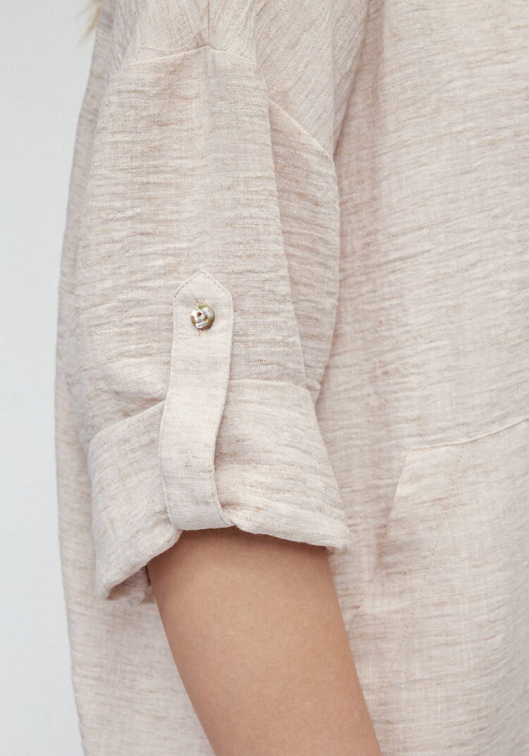 Пыльник изо льна на молнии шир.  750, рис. 6