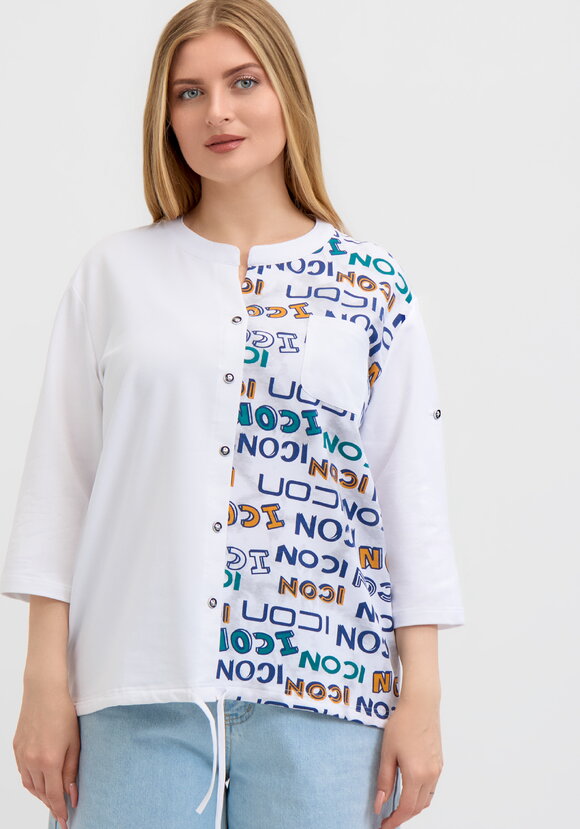 Блуза Настроение шир.  580, рис. 10