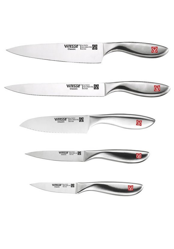 Набор из 5 ножей на деревянной подставке шир.  580, рис. 2