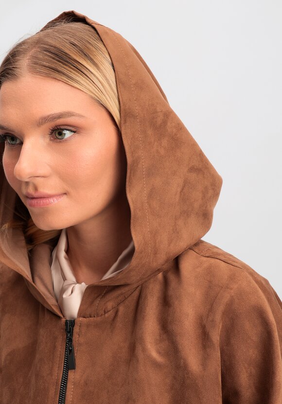 Плащ из экозамши шир.  580, рис. 16