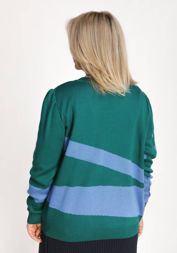 Джемпер прямого кроя с рукавами буф шир.  750, рис. 6