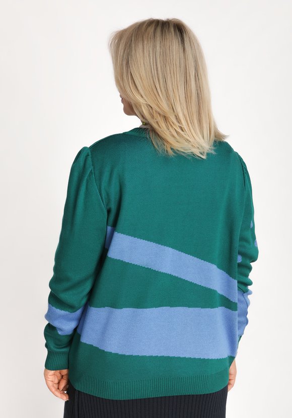 Джемпер прямого кроя с рукавами буф шир.  580, рис. 6