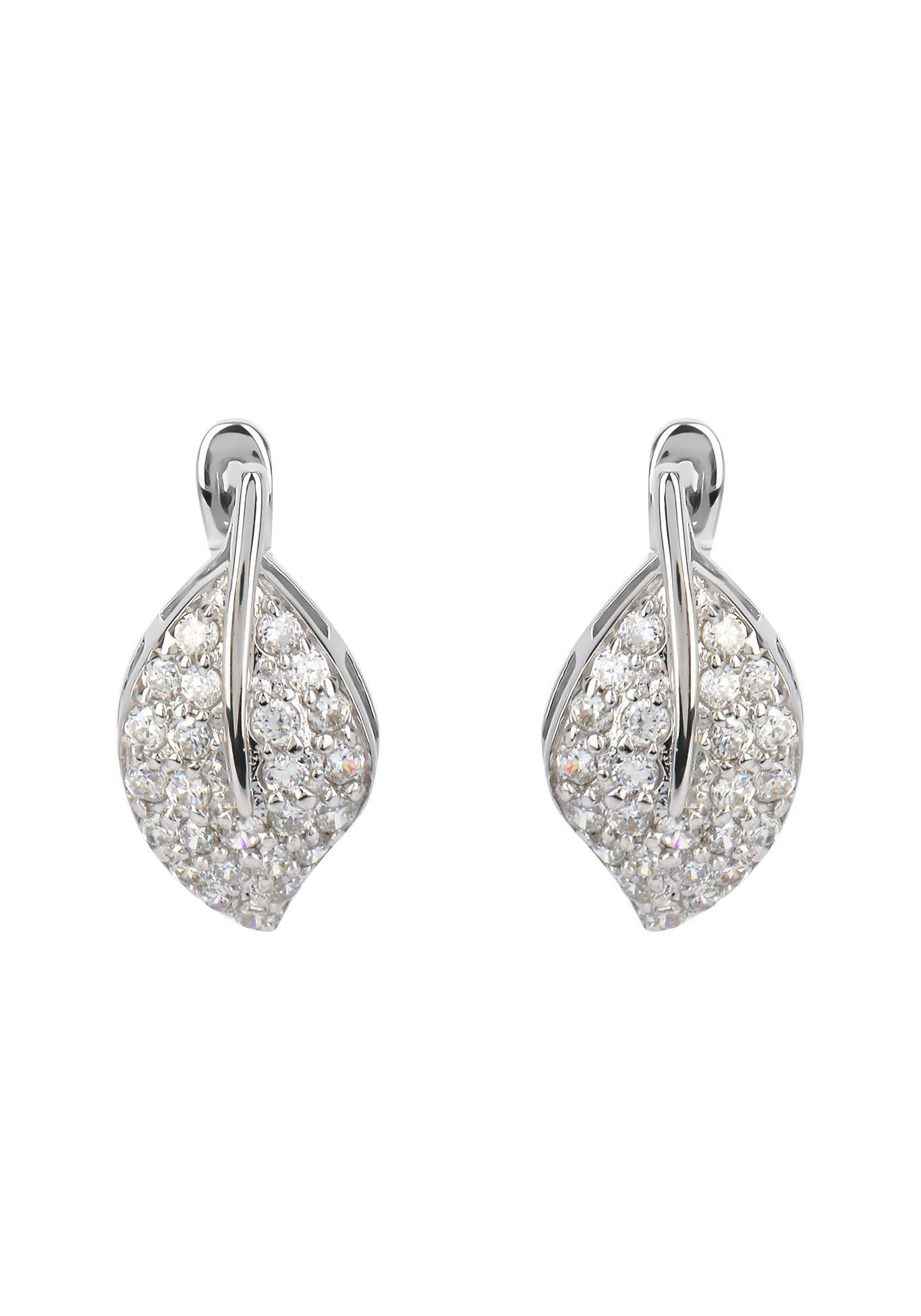 

Серьги серебряные, "Нежный мотив"