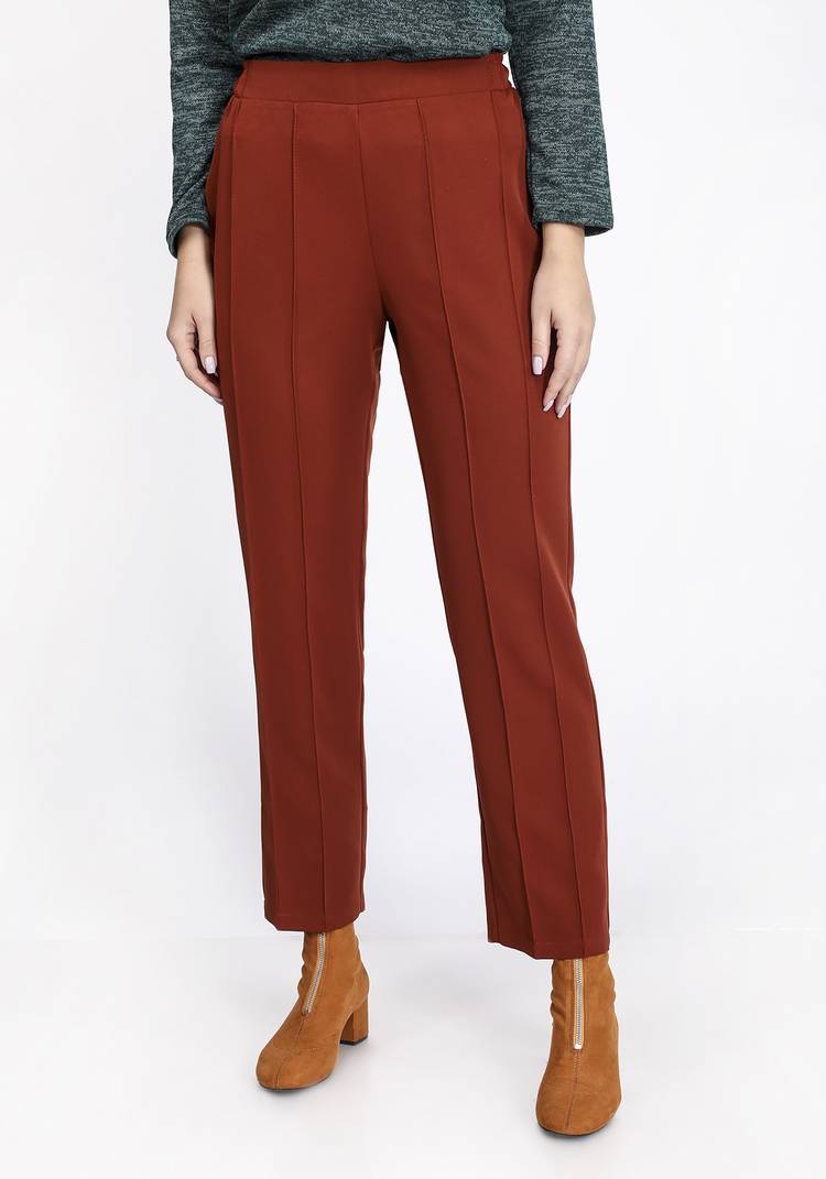 Брюки с декоративными отстрочками шир.  750, рис. 5