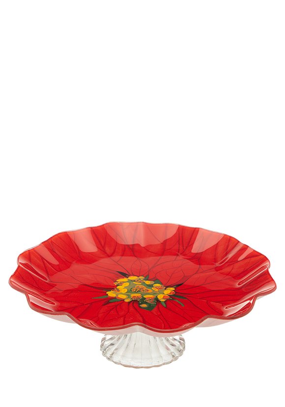 Блюдо на ножке Рождественская сказка шир.  580, рис. 2