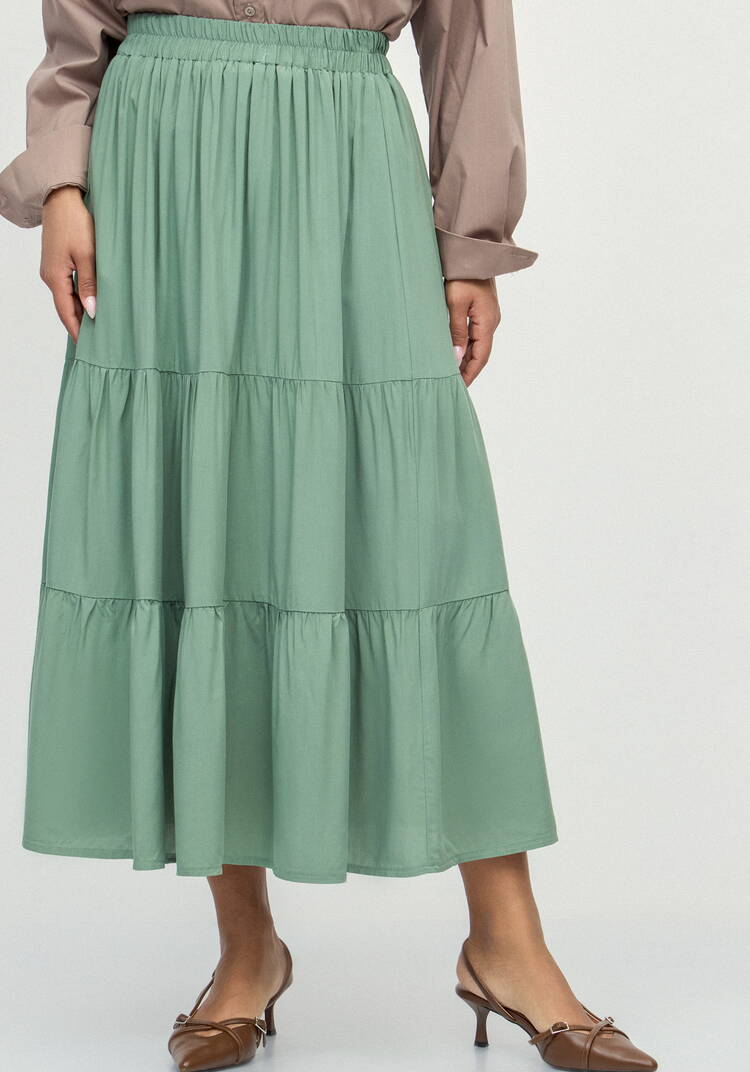 Юбка ярусная из штапеля шир.  750, рис. 9