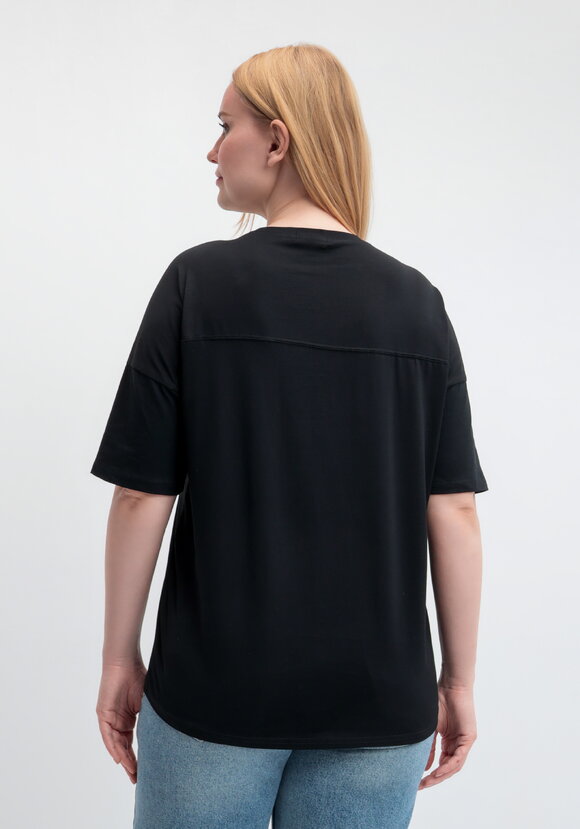 Футболка с принтом и рукавом 3/4 шир.  580, рис. 23