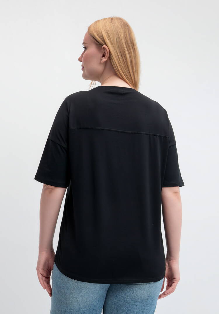 Футболка с принтом и рукавом 3/4 шир.  750, рис. 23