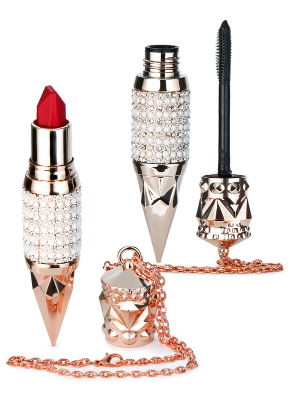 Набор для макияжа (тушь, трехцветная помада) шир.  580, рис. 10