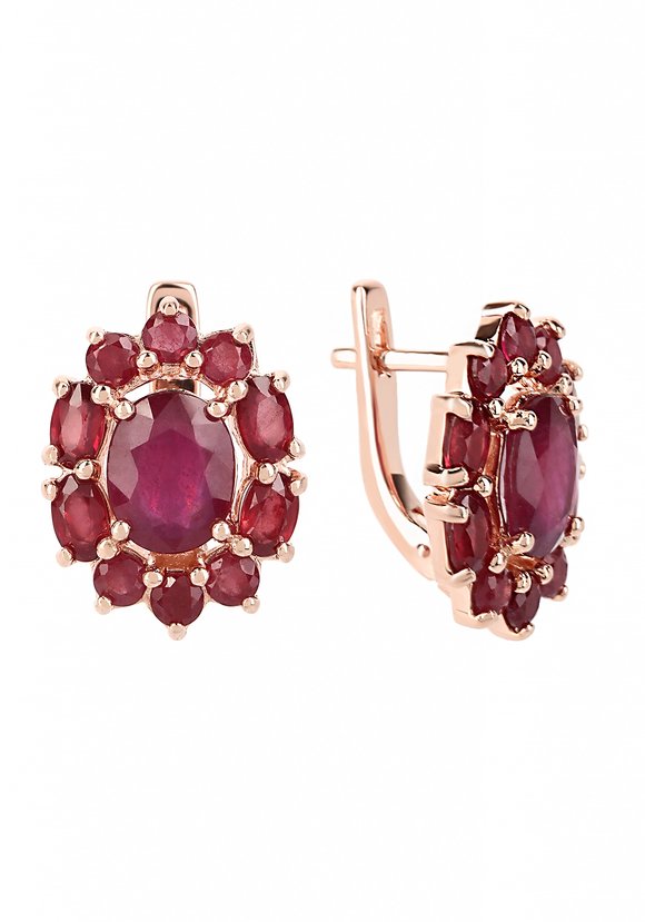 Серьги серебряные Королевский шик шир.  580, рис. 2