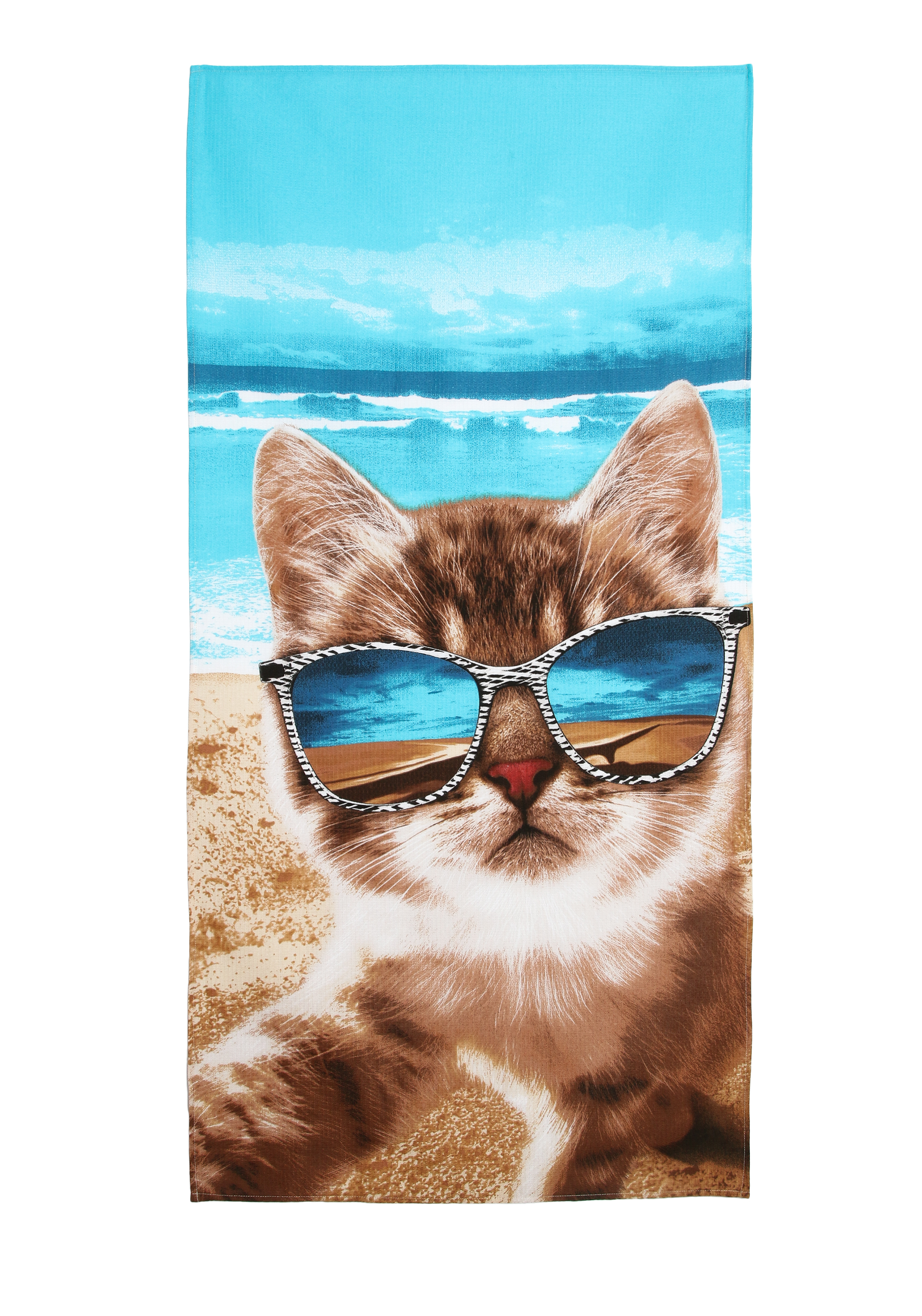 Полотенце вафельноe пляжное