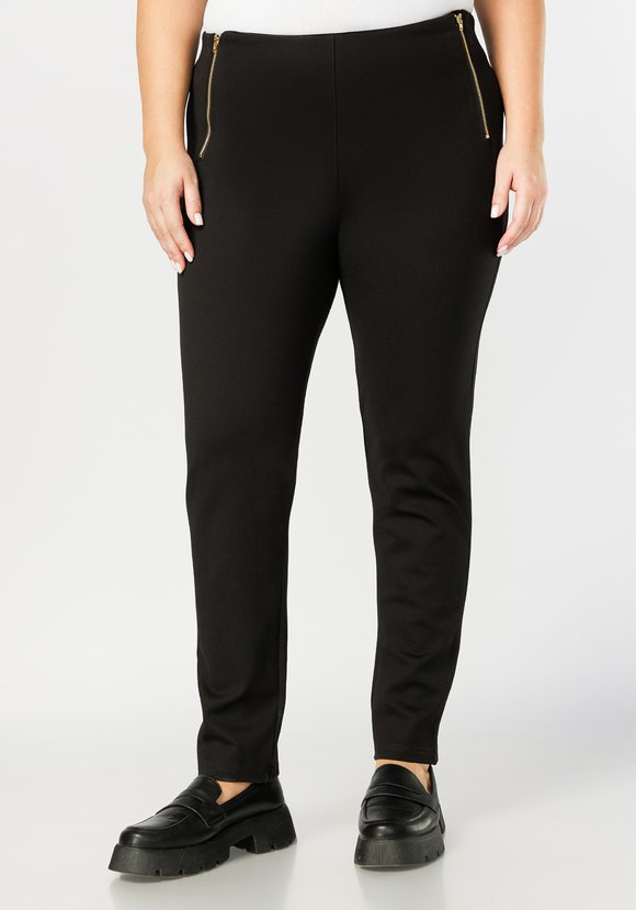 Брюки с боковыми молниями шир.  580, рис. 5