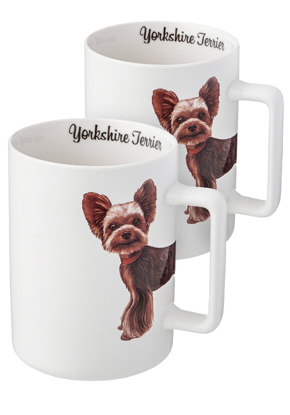 Кружки из фарфора Любимцы, 2 шт. шир.  580, рис. 13