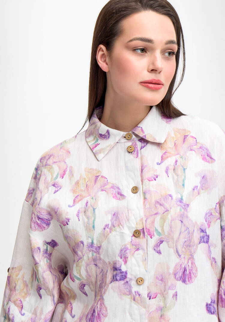 Рубашка удлиненная Женевьева шир.  750, рис. 5