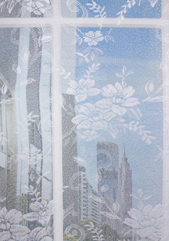 Тюль-жаккард Морозный узор шир.  580, рис. 8