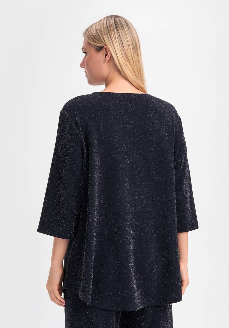 Туника с люрексом и декором из страз шир.  750, рис. 21