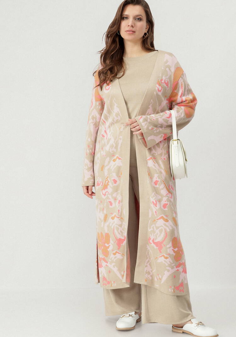 Кардиган с цветочным дизайном шир.  750, рис. 10