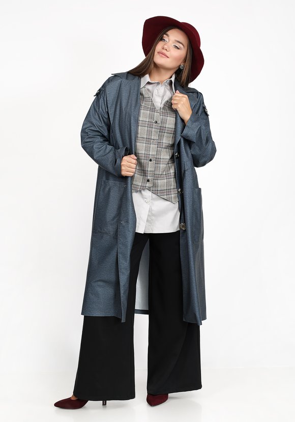 Тренч на кулиске из ткани с пропиткой шир.  580, рис. 1