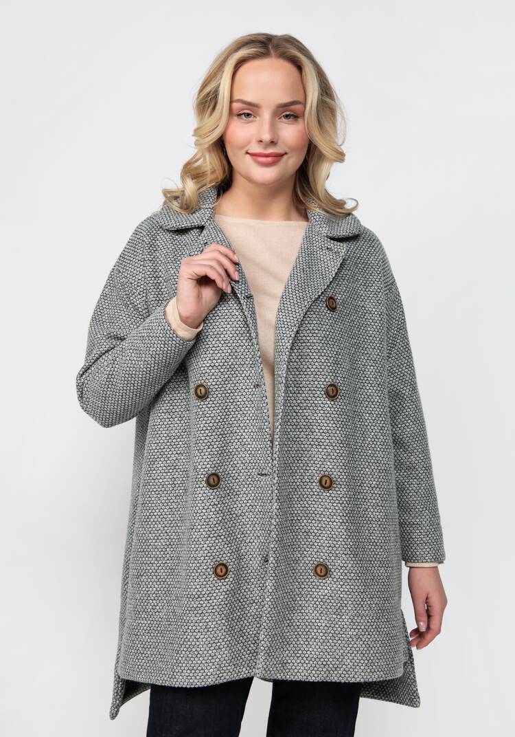 Полупальто свободного кроя шир.  750, рис. 16