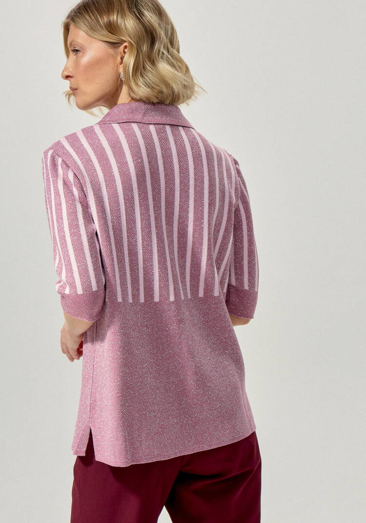 Футболка женская с застежкой-поло шир.  750, рис. 11