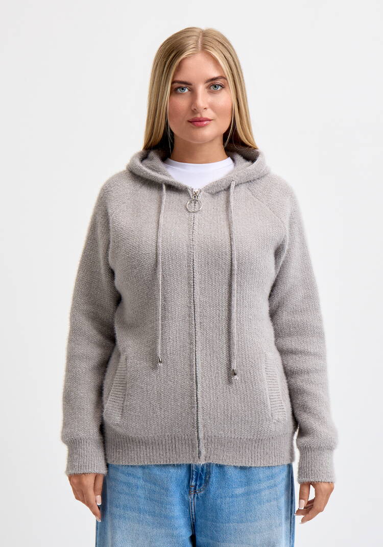 Кардиган на молнии с капюшоном Амели шир.  750, рис. 17
