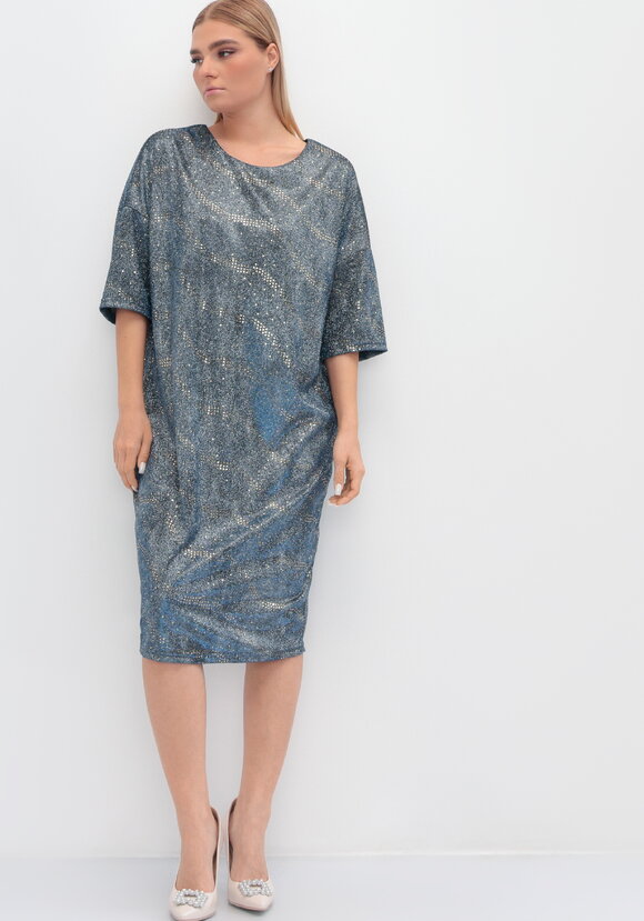 Платье с 3D мерцанием шир.  580, рис. 16