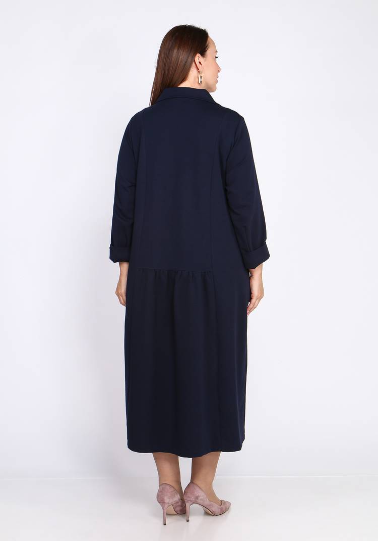 Платье-макси с английским воротником шир.  750, рис. 3