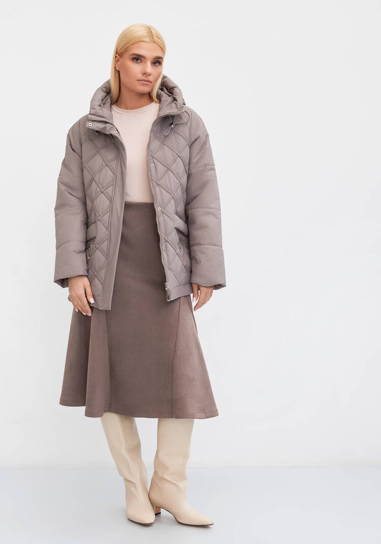 Куртка с капюшоном, стеганная Эшли шир.  750, рис. 2