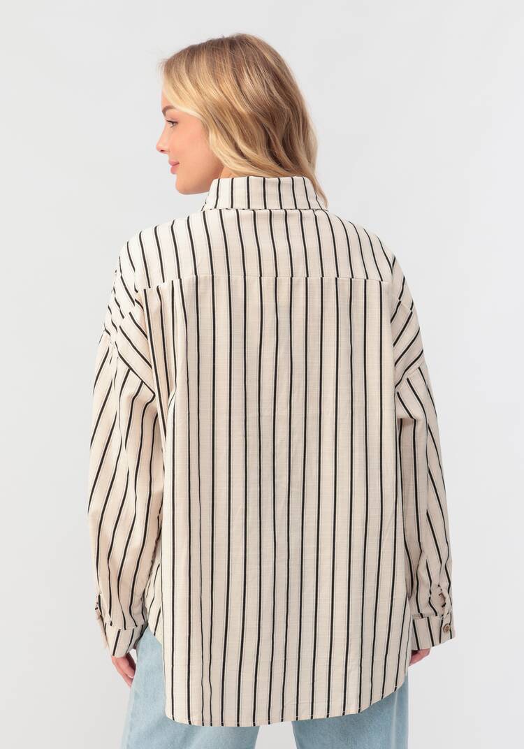 Рубашка Гвен в полоску шир.  750, рис. 11