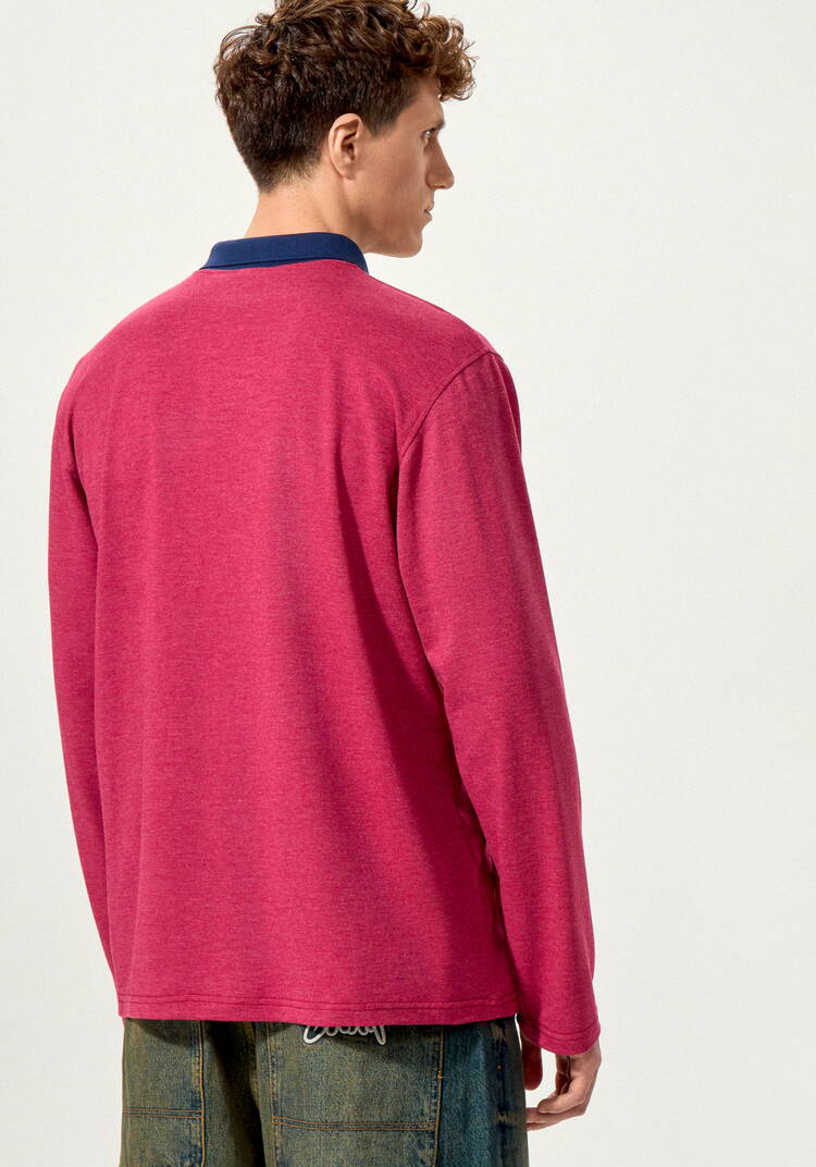 Джемпер-поло с вышивкой на груди шир.  750, рис. 11