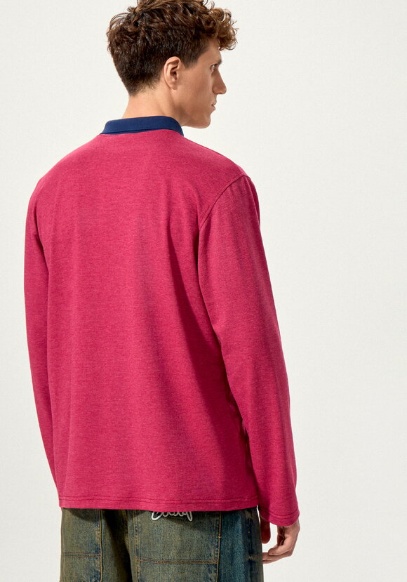 Джемпер-поло с вышивкой на груди шир.  580, рис. 11