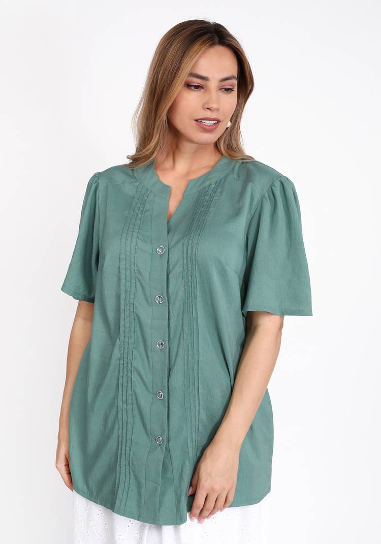 Блуза однотонная легкая шир.  750, рис. 9