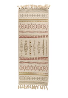 Ковер-дорожка с бахромой