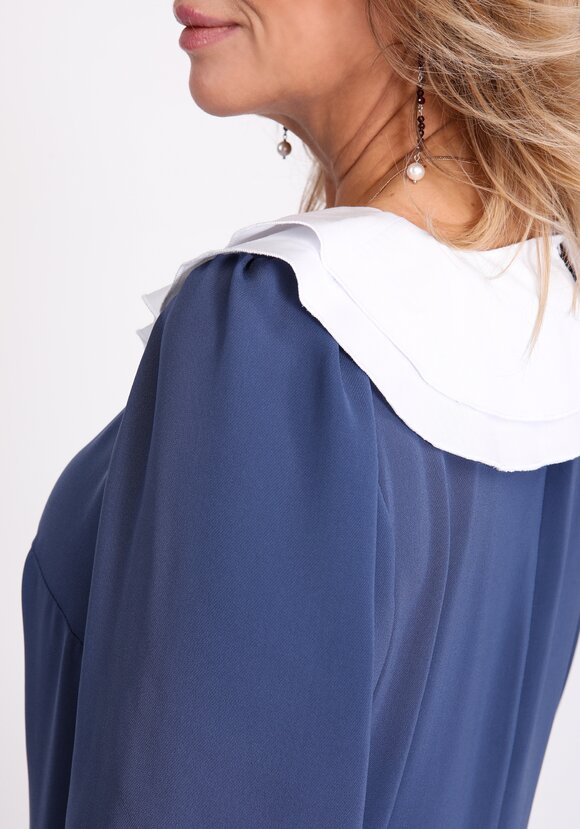 Платье со съемным воротником и манжетами шир.  580, рис. 4