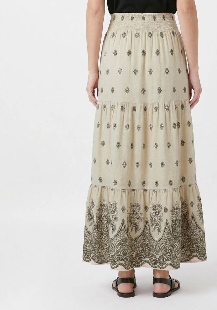 Юбка на резинке с купонным принтом шир.  750, рис. 15