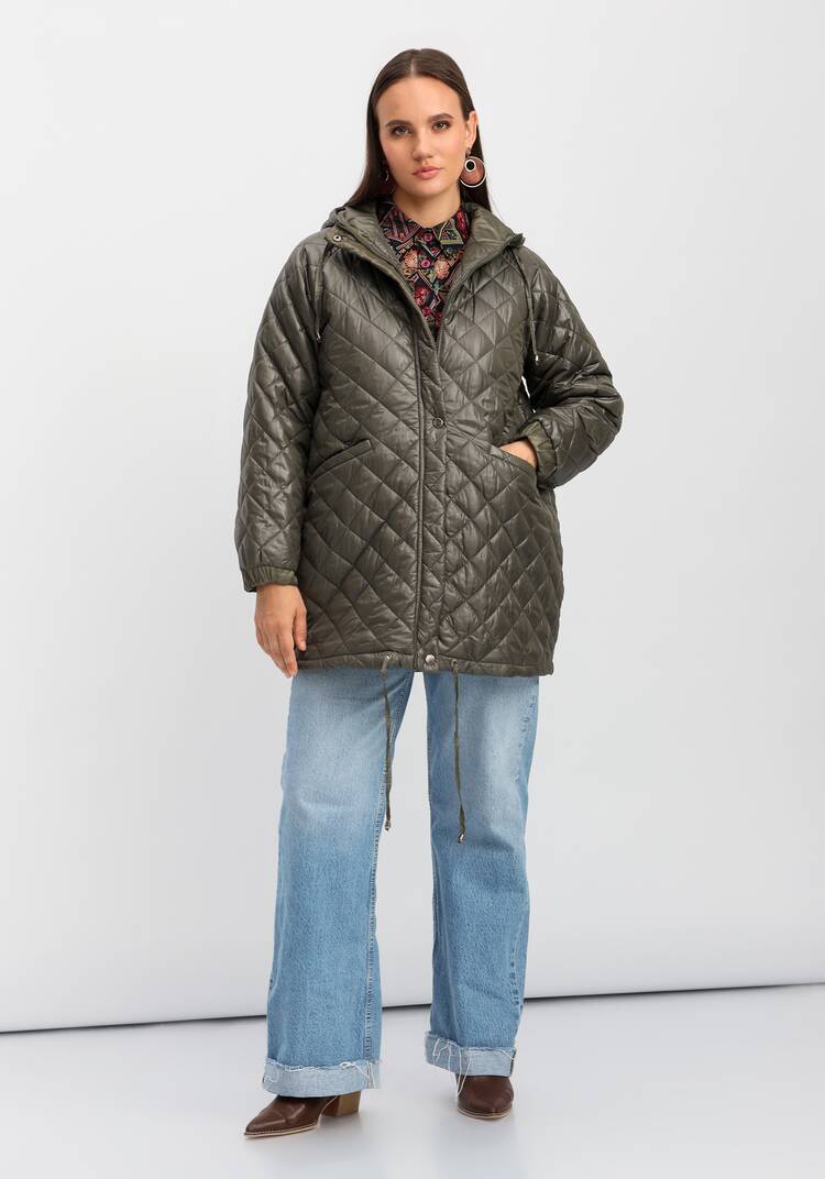 Куртка оверсайз из оригинальной ткани шир.  750, рис. 30