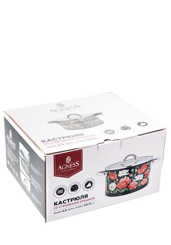 Кастрюля со стеклянной крышкой Версаль шир.  580, рис. 3