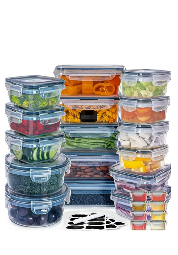 Набор контейнеров с крышками, 16 шт. шир.  580, рис. 1